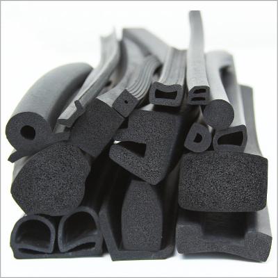 China Custom Rubber Seal Strip Protective Angle Self Adhesive Shape Extruded Foam Epdm Round Cell for sale