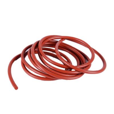 China Suppliers full size available extruded Cylindrical solid silicone rubber Cords rods bar for sale