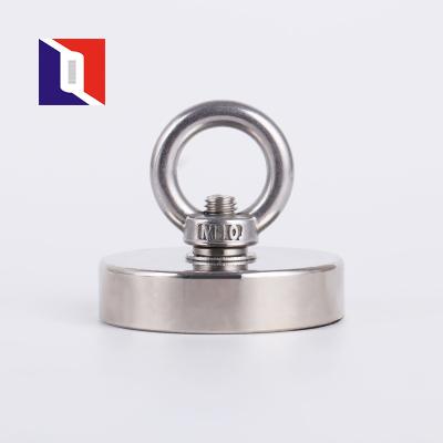 Cina Strong permanent industrial magnet rare earth neodymium pot magnet fishing neodymium magnet sale in vendita