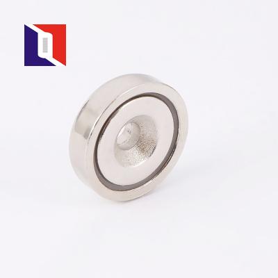 Cina China Manufacturer Wholesale Neodymium Cup Durable Threaded Eye Pot Magnetic Hook Magnet in vendita