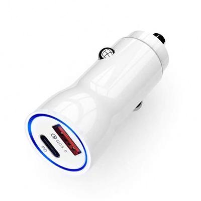 China UniversalÂ   Cantell 5v Fast Car Aluminum Alloy Car Charger Adapter Dual Left Charging 3.1a Car Charger for sale