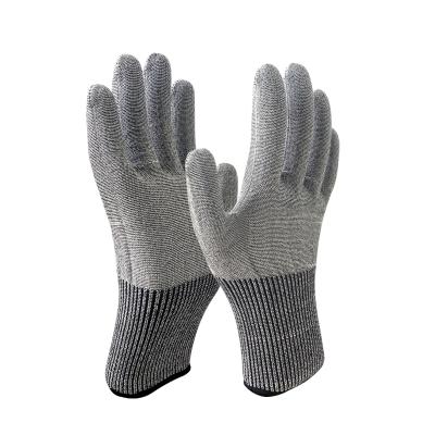 China Wholesale Resistant Cheap Work Safety Hand Cut HPPE Glove Fashion Anti-Cut Cut-Resistant Gloves With Custom Logo for sale