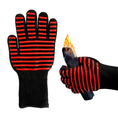 China Long Sleeve Non Slip/Heat Resistant Non Slip BBQ Gloves 1472 BBQ Heat Resistant Silicone Cook Grill Safety Hand Kitchen Protective Gloves for sale