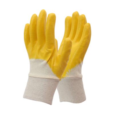 China Wholesale Work Gloves Abrasion Resistance Factory Custom Nitrile Safety Glove for sale