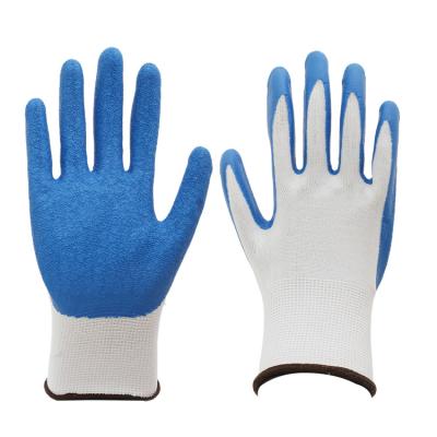 China Mechanic Construction Safety Gloves Abrasion Resistance Latex Ply Coat Oil Water Proof Car Repair Work Gloves for sale