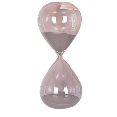 China Creative sand clock 5min 10min 15min hourglass sand hourglass luxury transparent minimalist timer for sale