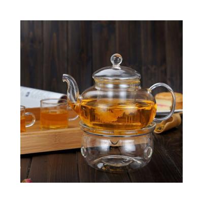 China Viable Factory Wholesale Premium Borosilicate Glass Teapot Set for sale