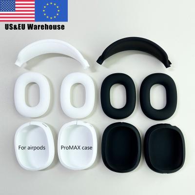 China Sustainable USA&EU warehouse Suitable for airpods proMAX headset charging case airpods pro MAX headphone silicone case accessories for sale