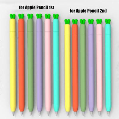 China JIULAI Anti-fall fruit design soft silicone cover device for Apple Pencil 1st and 2nd generation for sale