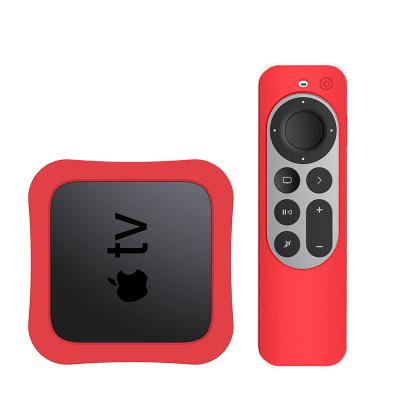 China Fashionable JIULAI Compatible for Apple TV 4K Siri Remote Cover, Silicone Case Protective Sleeve for TV 2021 HD Siri Remote (2nd Generation) for sale