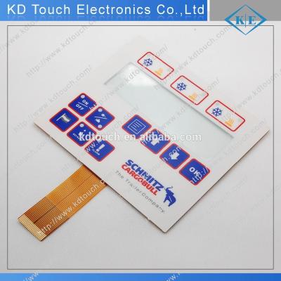 China Sporting Goods FPC Membrane Switch Tactile Keypad With Clear Window for sale