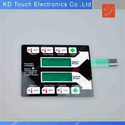 China Custom Industrial Equipment Membrane Switch with Nicomatic Connector and Nicomatic Pins for sale