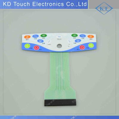 China Industry Push Button Membrane Switch Equipment Customized Panel With Connector For Industrial Control for sale