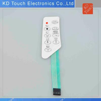 China Computer Keyboard Flat Type Membrane Keypad Control For Sanitary Toilet for sale