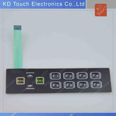 China Sporting Goods Custom Tactile Polydome Embossing Circuit Membrane Keypad Switch for sale