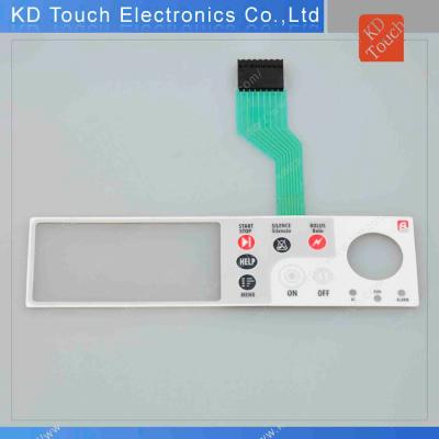 China Embossed Led Computer Keyboard Metal Dome Membrane Control Panel Large Switch for sale