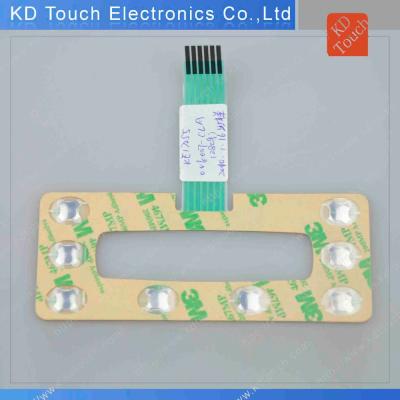 China Sporting Goods Metal Dome Membrane Keypad Tactile Switch with 3m Adhesive Back for sale