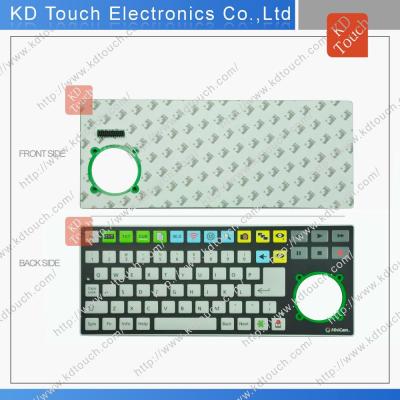 China Industry Control Membrane Keyboard with PCBA Assembly for sale