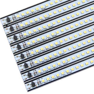 China 220V 80cm Indoor High Voltage PCB Board SMD 2835 LED Strip 72led/m With PC Cover for sale