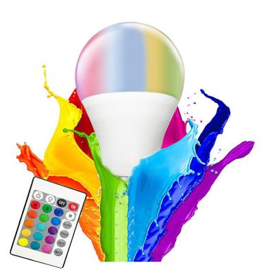 China Application: Cheap smart 7w color led living room bulb rgb remote control variety e27 b22 rgb led bulb for sale