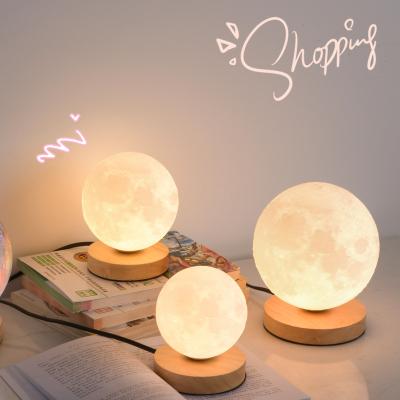 China European Moon&Moon Star Light Bedroom Living Room Fill Desk Lamp Bedside Table Creative Gift Atmosphere Led Small Night Light for sale