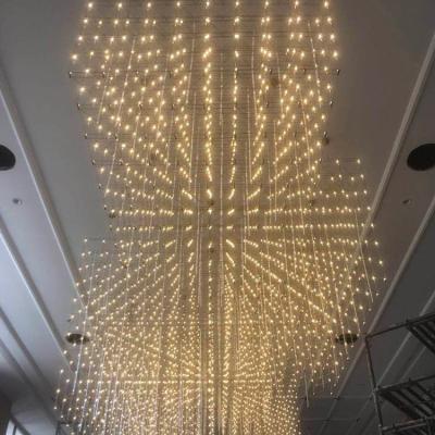 China Hotel made in china to accept custom made hotel or club star chandelier for sale