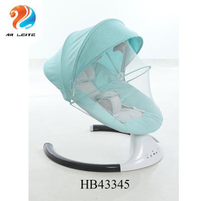 China Safety Confortable Baby Chair OEM CE Certificate Swing Chair Baby Swing Chair Crib Electric Baby Bouncer with Mosquito Net and Toys for sale