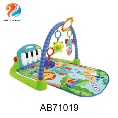 China Soft Newborn Kick and Play 1 - 36 Months Lay Sit Play Mat Baby Mat Activity Gym Toy with Piano for Baby for sale