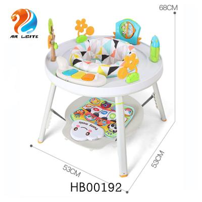 China New Design Eco-friendly 3 in 1 Baby Jumper with Music and Practicing Toys Baby Chair Baby Bouncer for sale