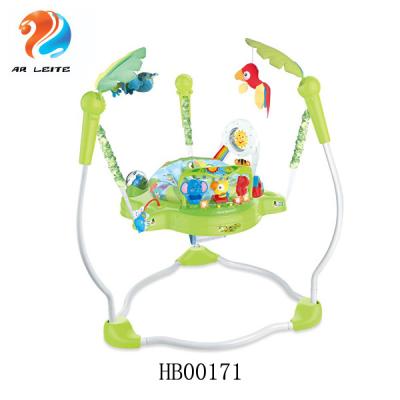 China High Quality Safe Plastic Wholesale Baby Walker Baby Jumper Baby Bounce Chair with Music and Toys EN71 for sale