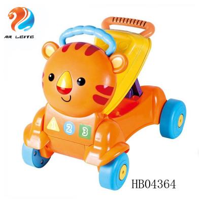 China Eco-friendly musical 2 in 1 ride on toys baby walker sit to stand learning walker wholesale for baby walker for sale