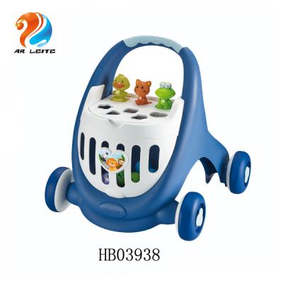 China Eco-friendly Multifunctional Plastic Baby Walker Activity Baby Push Walker with Musical Toys Animal Toddler Walker for sale