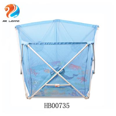 China New Model Collapsible Wholesale Collapsible Baby Playpen Portable Children's Safety Fence With EN71 Certificate for sale