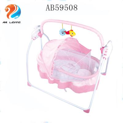 China Electric Automatic Swing/Music/Control/Timing Baby Swing Crib, Baby Cradle, Baby Bed with Canopy Mosquito Net for sale