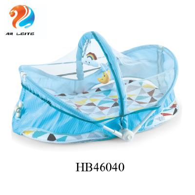 China Portable Safe Breathable Multifunctional Travel Protector Pads Kids Bed Foldable Newborn Nest Furniture Baby Cribs For Sale for sale