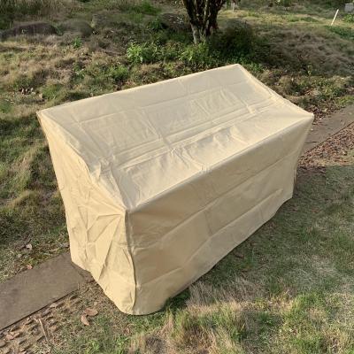 China Hot Sale 600d Polyester Fabric Water Proof Loveseat Sofa Cover Waterproof Outdoor Bench Sofa Covers for sale