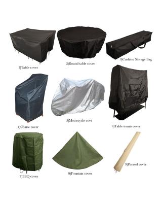 China Dustproof sunblock waterproof gradern outdoor furniture cover for sale