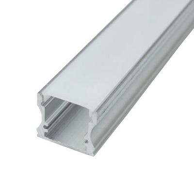 China Custom OEM LED 1m Extrusion Custom Aluminum Profile Led Strips Rectangular Aluminum Extrusion Profile for sale