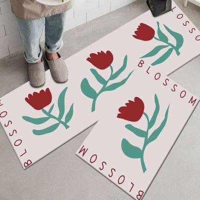 China Non Slip Hot Selling Non-Slip Mat For Living Room Kitchen Toilet Floor Mat 50*80 for sale