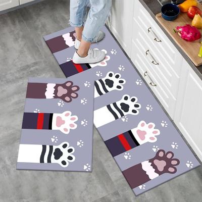 China China Factory Wholesale Custom Non-Slip Toilet Floor Anti Slip Door Mat Outdoor Floor Mat for sale