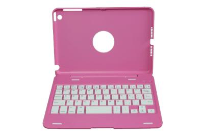 China OEM Design Pink iPad Mini Bluetooth Keyboard Aluminum Keyboard Case for sale