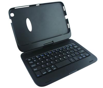 China Black / Silver Aluminium Alloy Bluetooth Keyboard For SAMSUNG T330 / T331 for sale