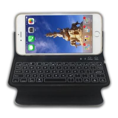 China Customized IPhone 6 Plus Bluetooth Keyboard Case 165 * 85 * 15mm for sale