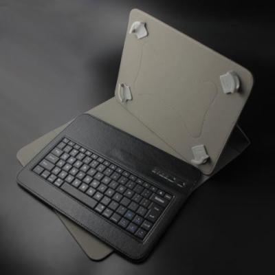 China Black 10 Inch Tablet Bluetooth Keyboard Case Produced By PU leather And ABS keys for sale