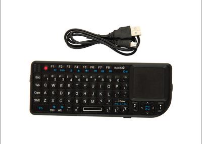 China Portable Rechargeable 2.4G Wireless Keyboard With Touch-pad For TV / Computer for sale