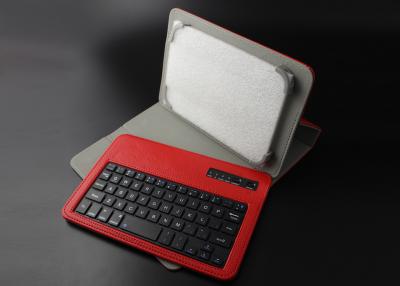 China Cuero caja del teclado de la tableta de 7 pulgadas con el teclado inalámbrico de Bluetooth en venta