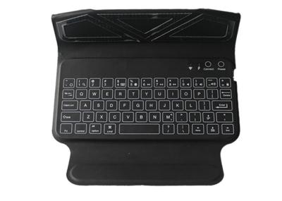 China Black iPhone 6 Plus Bluetooth Keyboard Case , Wireless Leather Bluetooth Keyboard Case for sale