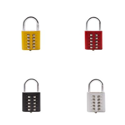 China Zinc Alloy Ten - Solid Mechanical Blind Padlock Child Safety Travel Combination Lock Digit Lock Apartment Gym Master Cabinet for sale