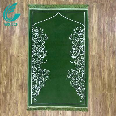 China High Quality Washable Printed Muslim Prayer Mat Turkey Design Prayer Mat Comfortable Anti-silp Memory Foam Pad for sale