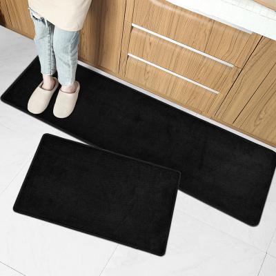 China Washable Anti Slip Water Absorbent Deep Cushioned Custom Anti Slip Kitchen Mat for sale